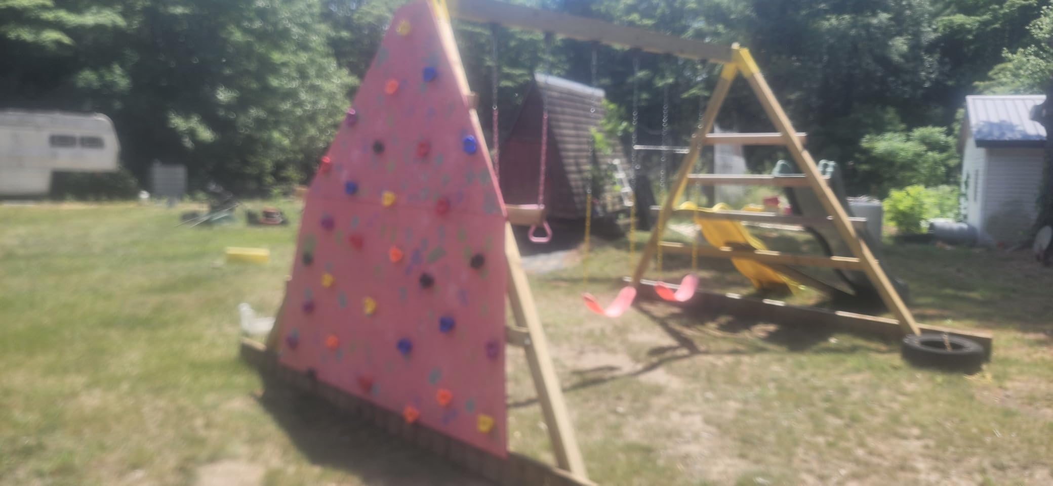 Trymaker Rock Climbing Holds, 15PCS Climbing Wall for Kids (Small Size) customer photo 1