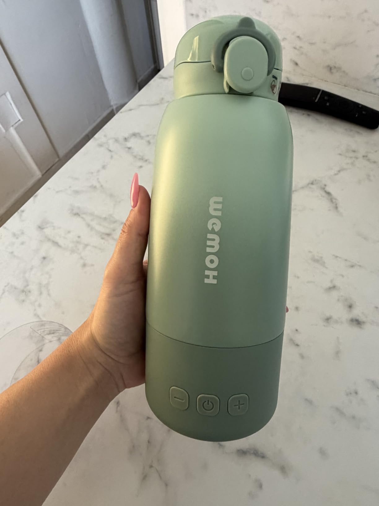 Portable Bottle Warmer with Self-Clean Mode, Baby Travel Essentials customer photo 1
