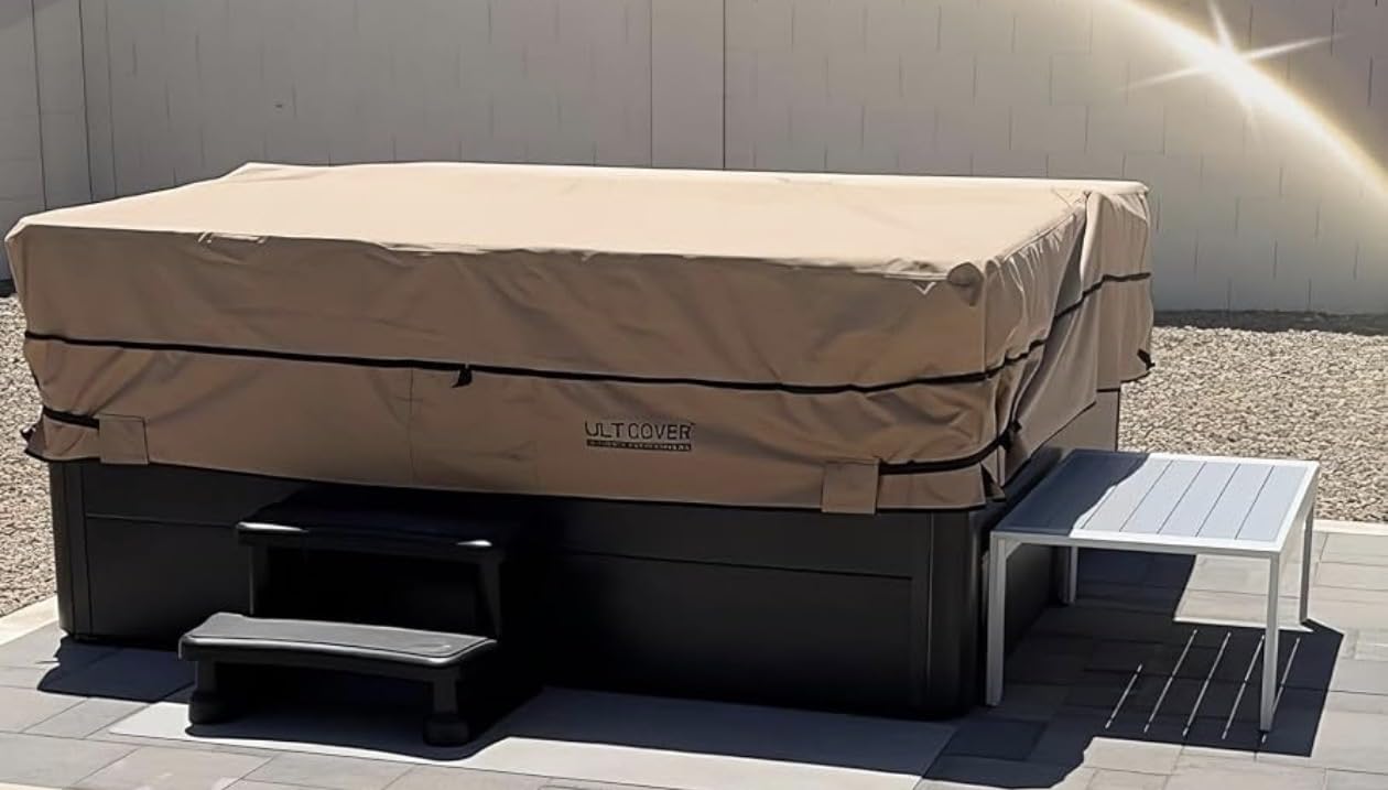 QH.HOME 85x85 Square Hot Tub Cover, 1000D IP65 Waterproof customer photo 2