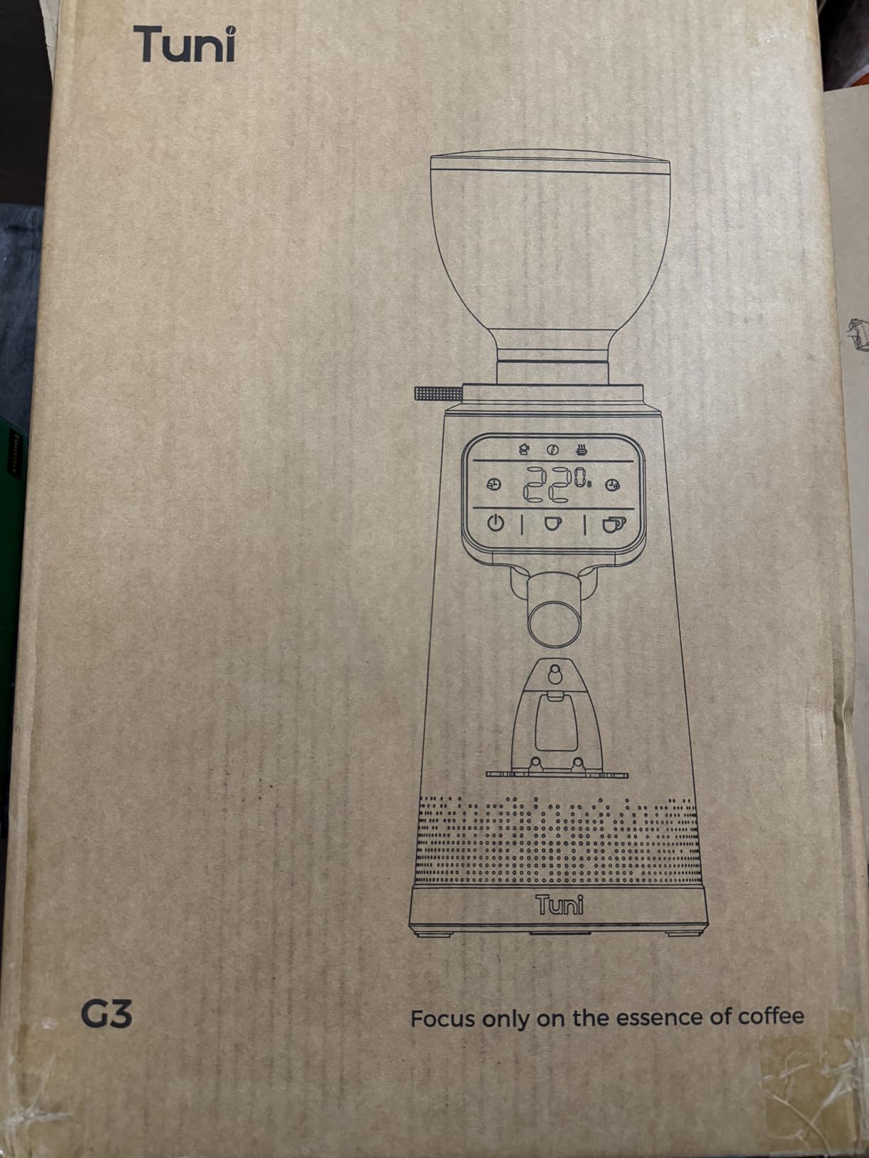 Tuni G3 Commercial 64mm Flat Burr Coffee Grinder, 100 Grind Settings, Ivory | Electric Espresso Grinder with Single Dose, Anti-Static Tech, All-Metal Stainless Steel Body for Drip/Cold Brew/French Press customer photo 2