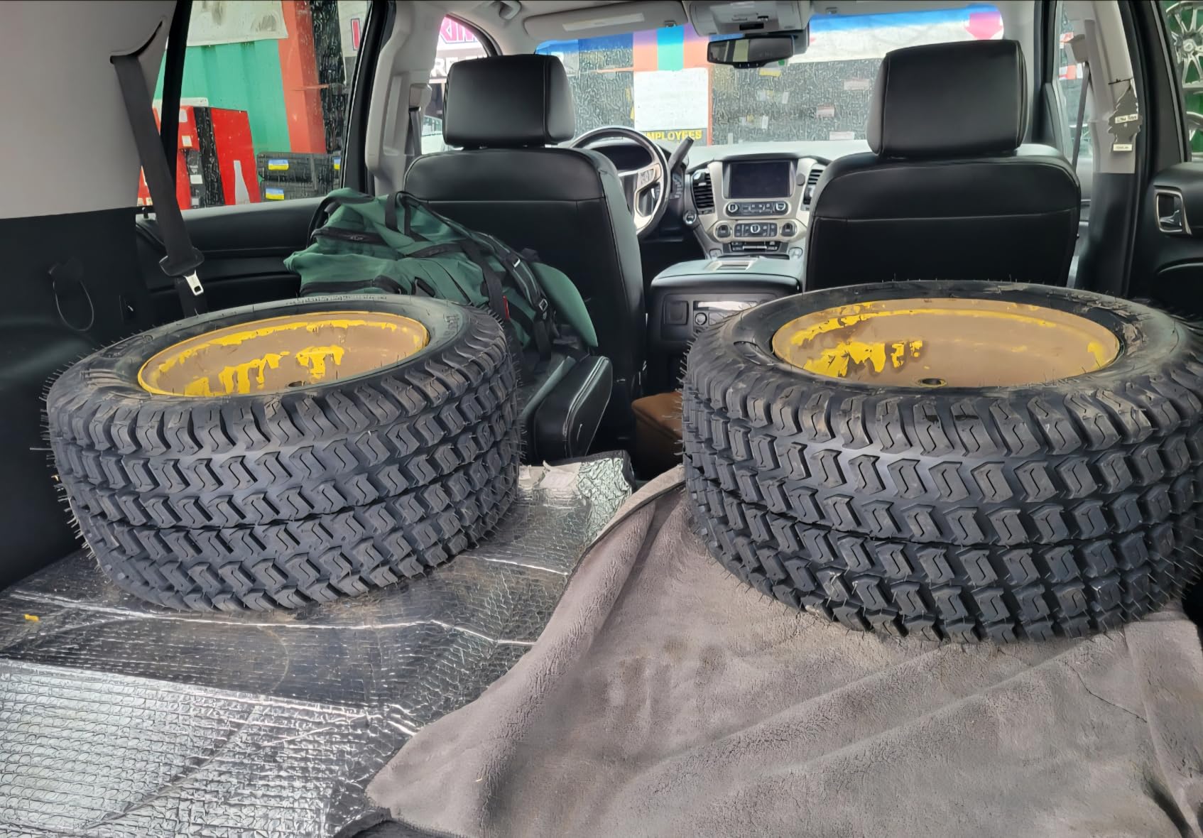 TRIPOWER 18x8.50-10 Garden Tractor Tires, 6 PR Tubeless, R4 Heavy Duty Farm and Lawn Master Tractor Tire Compatible with Kubota John Deere, Set of 2 customer photo 2