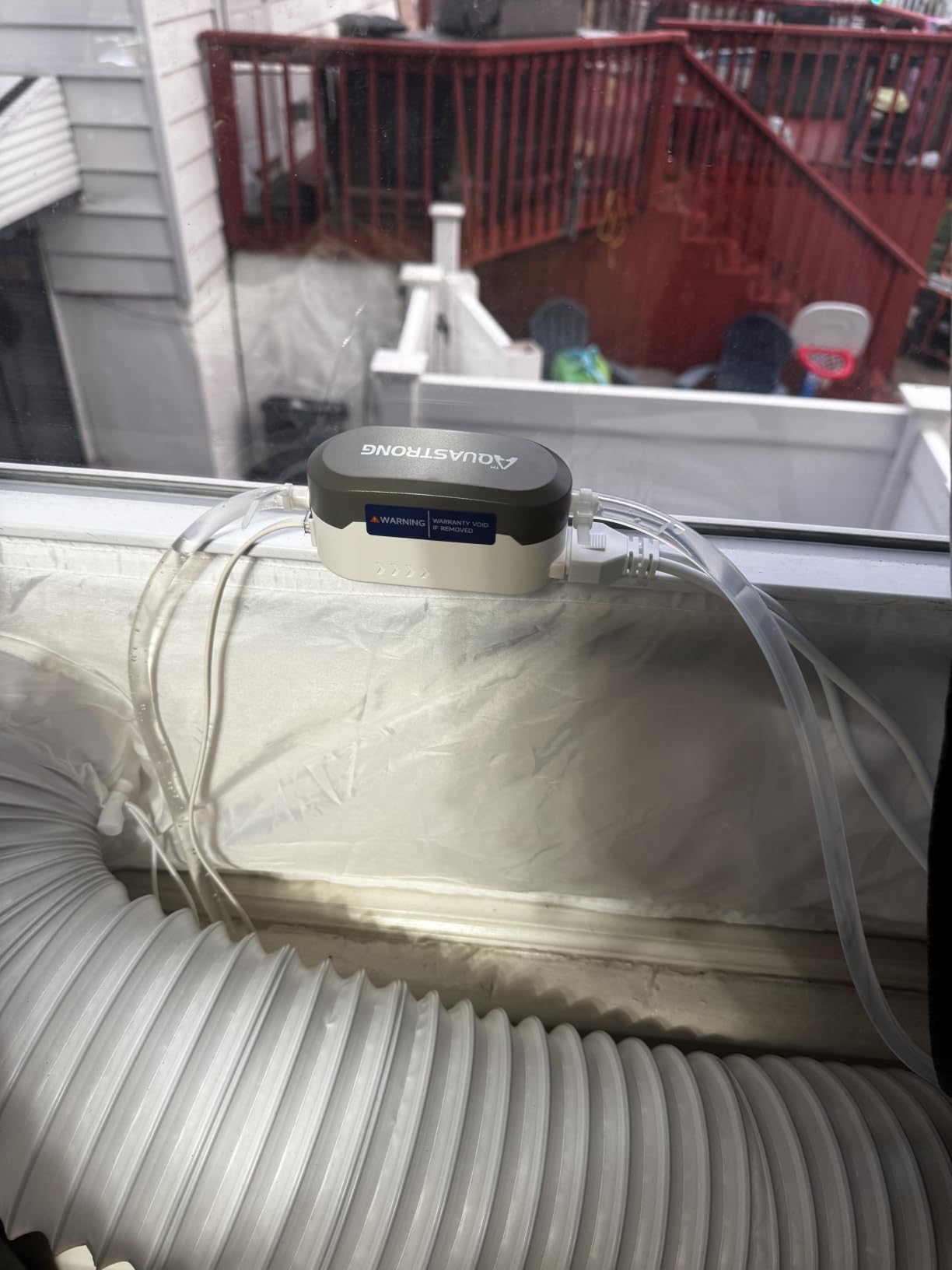 Aquastrong Mini Split HVAC Condensate Pump, 9.6 GPH, 115V/230V, Automatic Safety Switch, 33 FT Lift AC Condensate Removal for Air Conditioner, Furnace, Dehumidifier, 3.3' Power Cord customer photo 1