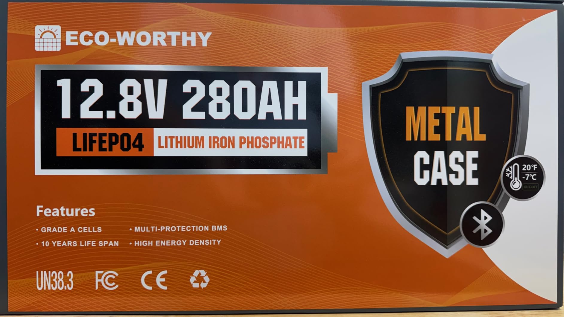 ECO-WORTHY EnergyRock 12V 280Ah Metal Case LiFePO4 Lithium Battery customer photo 2
