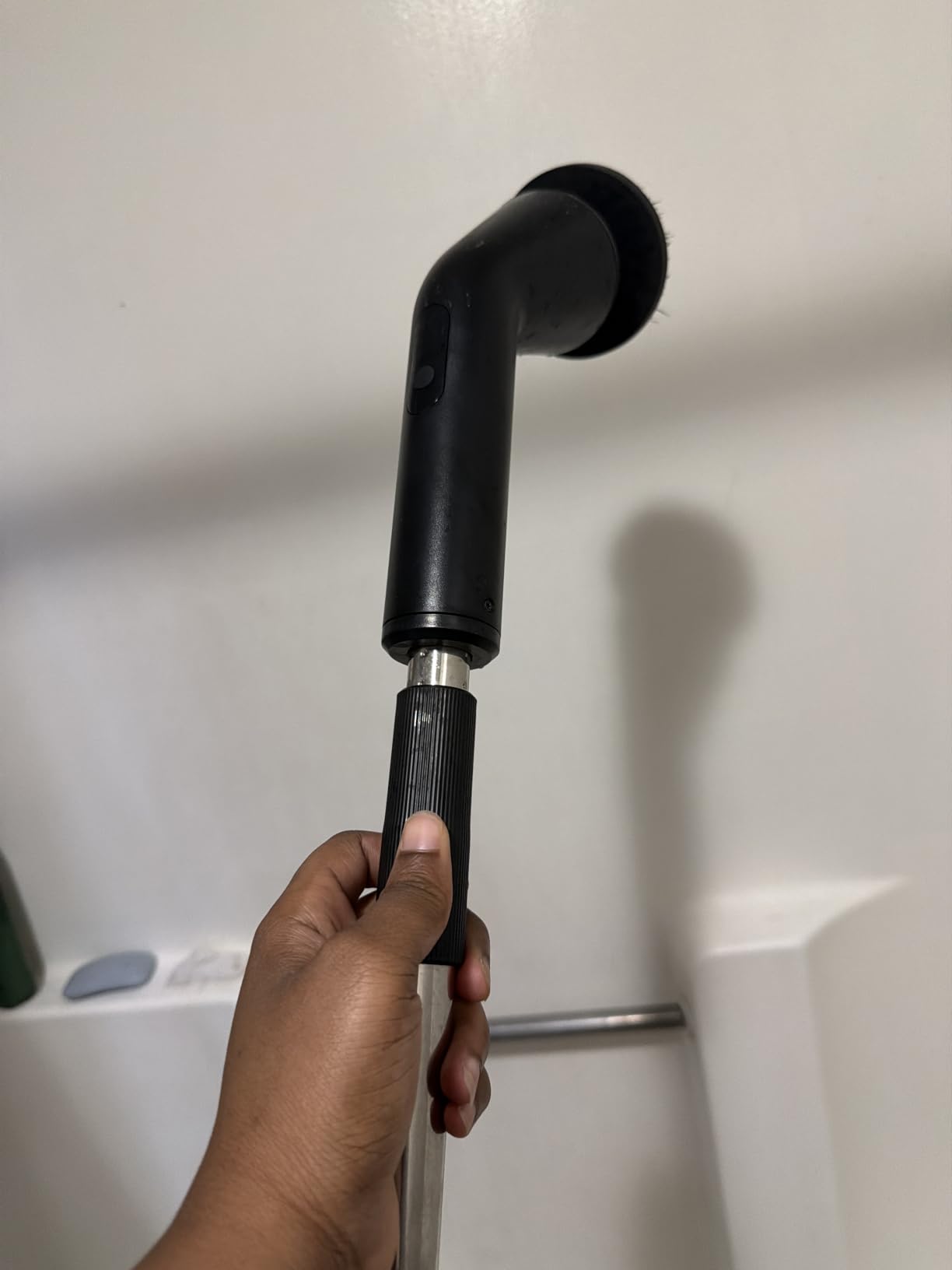 Electric Spin Scrubber, Power Shower Cleaning Brush with Extendable Handle customer photo 2