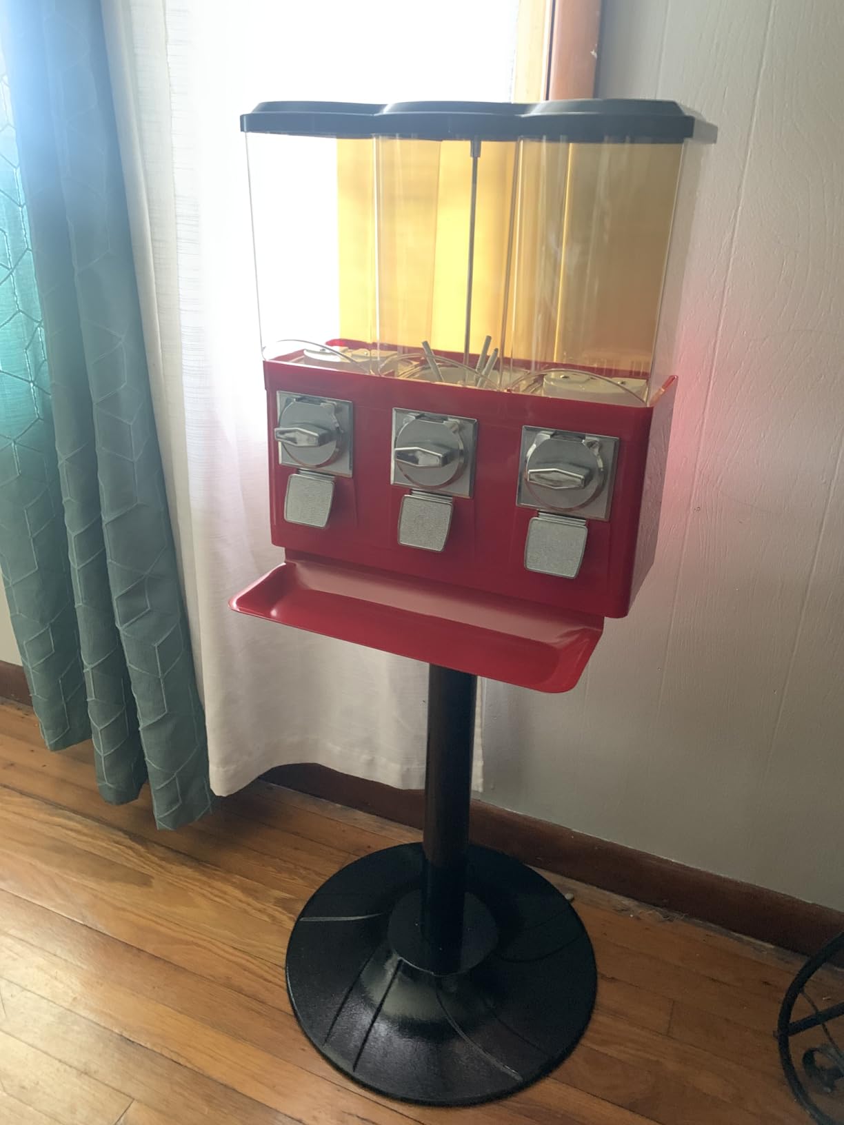 Candy Machine Dispenser Commercial Gumball Vending Machine Coin Operated customer photo 1