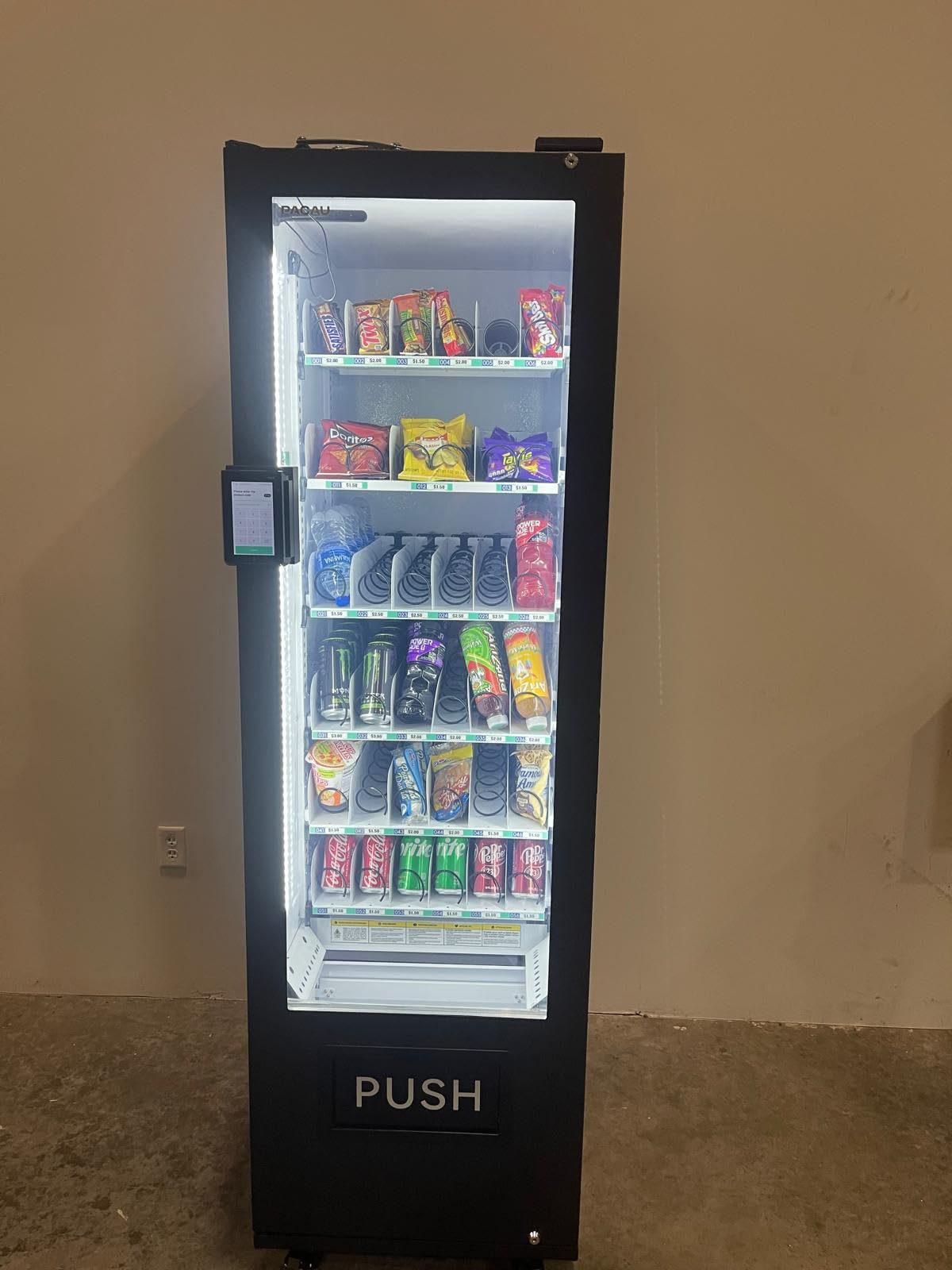 Commercial Vending Machine, Vending Machine Snacks and Drinks Combo with Credit Card & NFC Cashless Payment, Snack Drink Vending Machine for Offices Malls Schools, Wide Variety Easy Operation customer photo 1