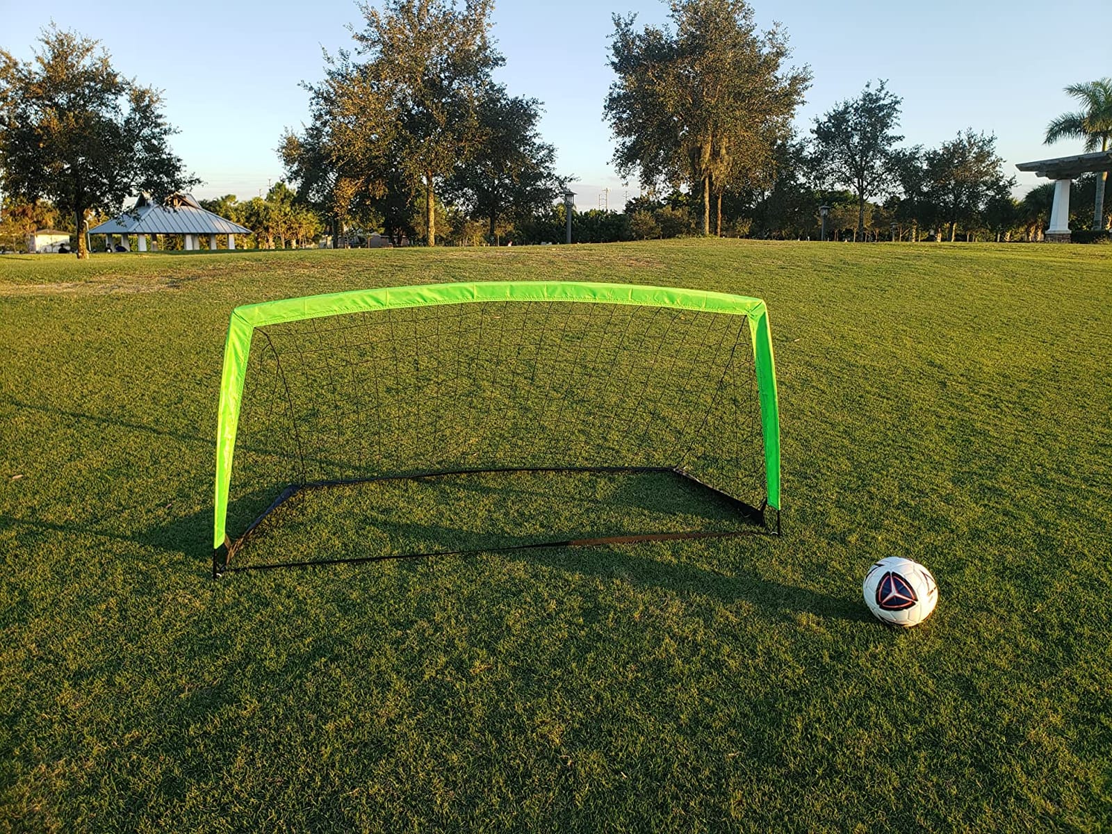 5x3/6x4 FT Soccer Goals for Backyard, Foldable Soccer Nets for Kids customer photo 1