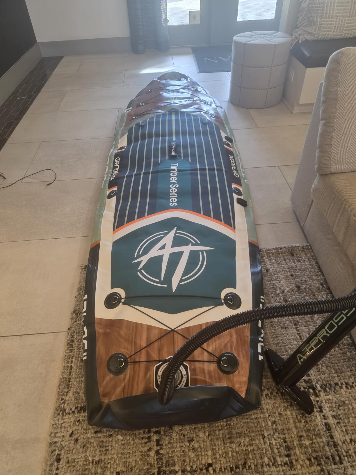 12'x36 Inflatable Stand Up Paddle Board with Seat, 500lbs Wide SUP customer photo 2