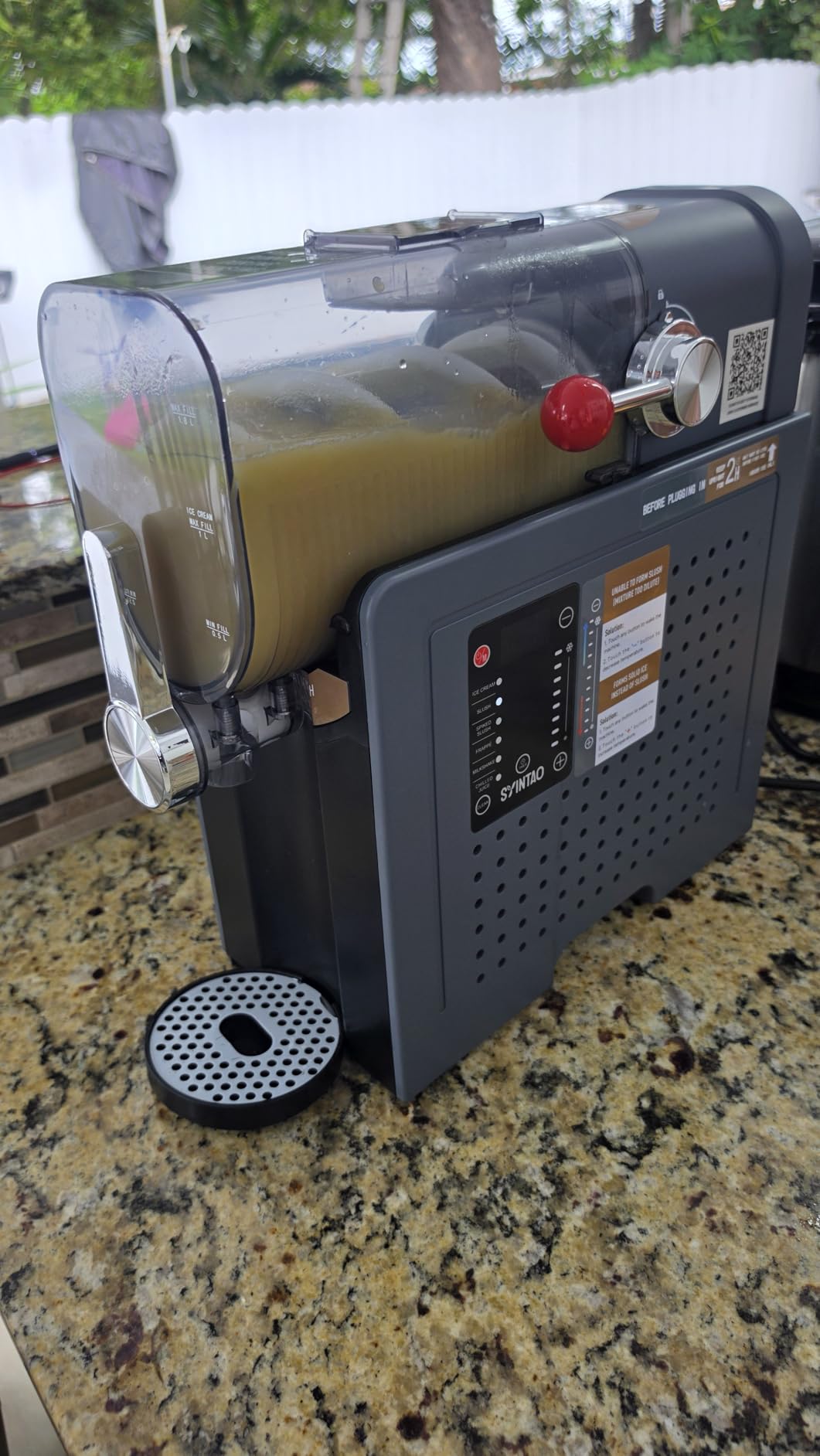 2-in-1 Slushie & Soft Serve Ice Cream Machine for Home, No Ice Needed customer photo 1