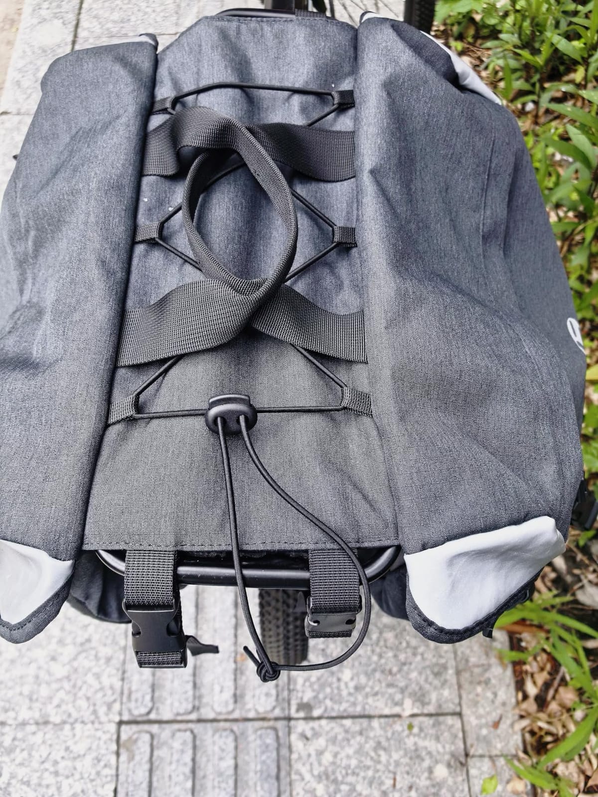 NDakter Bike Panniers, 30L Waterproof Panniers Bike Bags for Rear Rack, Expandable Double Bicycle Trunk Saddle Bag with Reflective Strips,E-bike Accessories for Commute and Mountain Cycling Travel customer photo 1