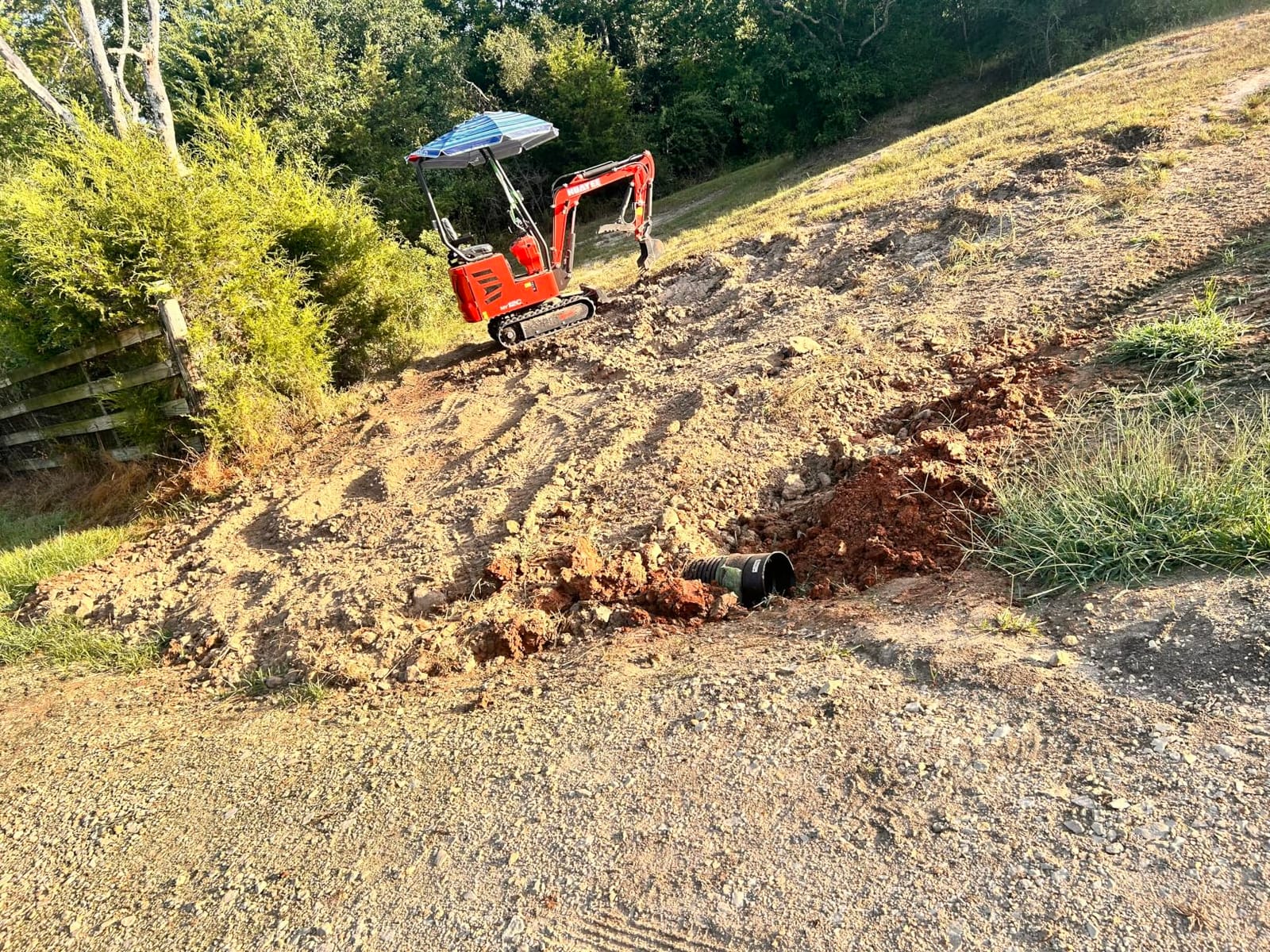 1.2 Ton Mini Excavator Set, 13.5HP Digger with 4 Attachments & Canopy customer photo 2