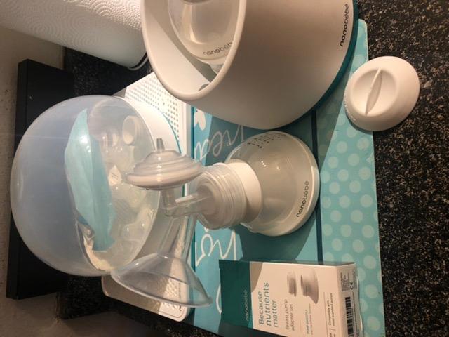 Nanobebe Wearable Breast Pump Hands Free Wireless Electric Breast Pump Smart App Controlled Pump Quiet Portable Multiple Modes, 2-Pack customer photo 2