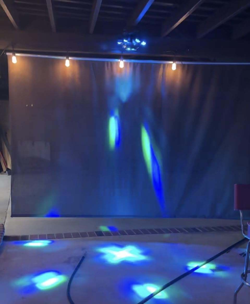 2Pack Moving Head DJ Lights 150W RGBW, 6-Arm Party Stage Light with Remote customer photo 2