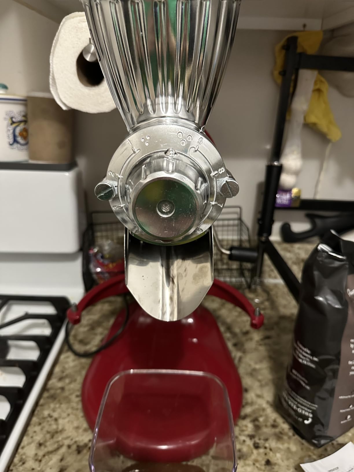 Grain Mill Attachment for KitchenAid, Food-Grade All-Metal 9 Levels customer photo 1