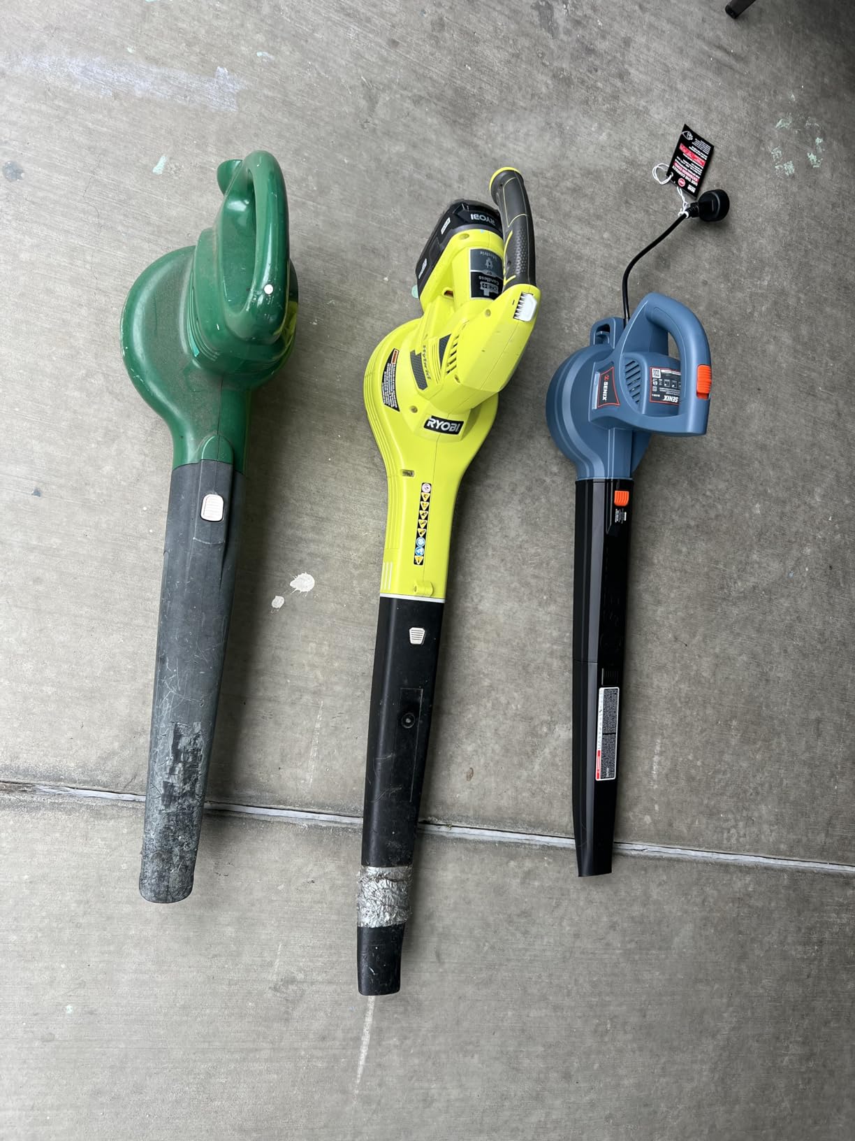 SENIX 3-in-1 Corded Leaf Blower, Leaf Vacuum and Mulcher, 420 CFM & 179 MPH customer photo 2