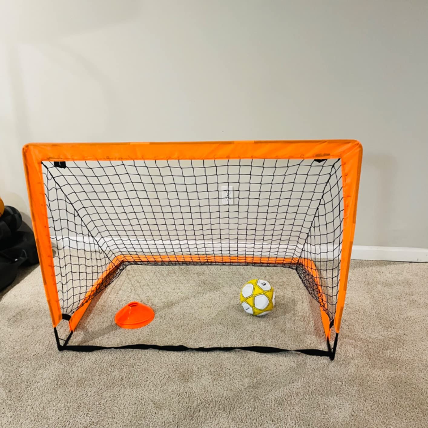 Soccer Goal - Backyard & Indoor 7X5 / 6X4 / 4X3 ft Soccer Goals customer photo 1