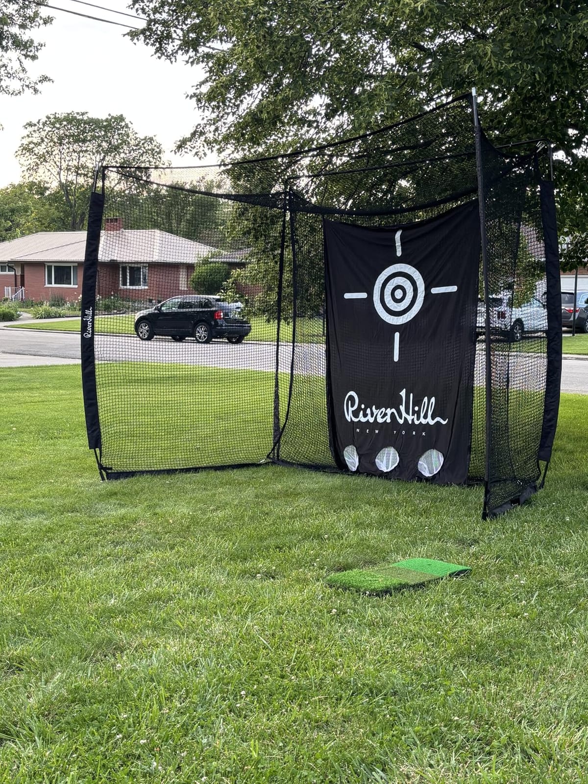 Golf Simulator Enclosure, Hitting Net with Impact Screen for Home Practice customer photo 2