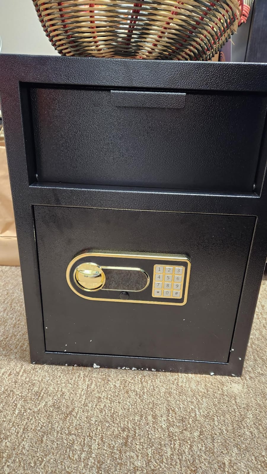 2.6 Cub Drop Safe for Business, Depository Money Safe Box with Drop Slot customer photo 1