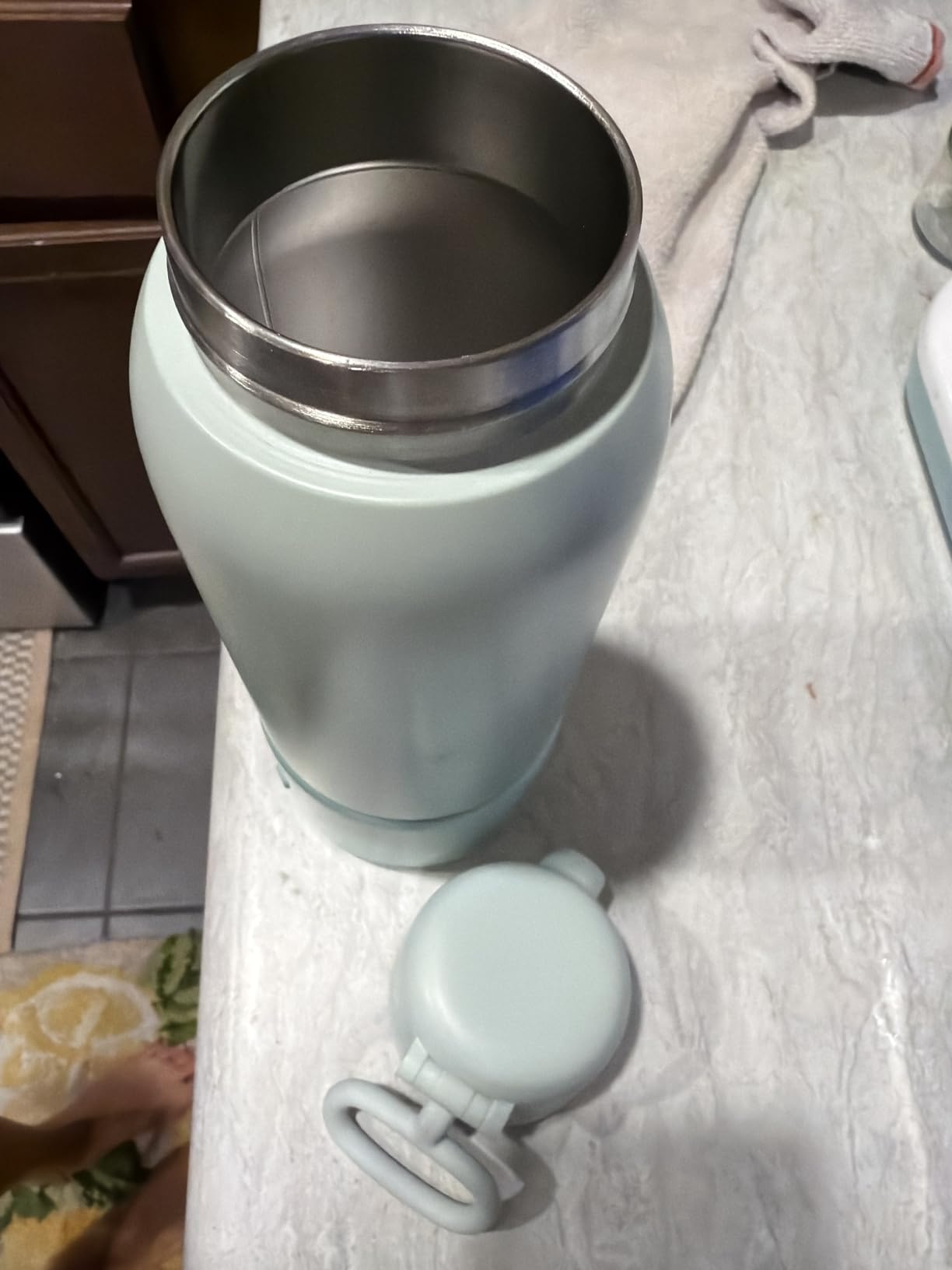 Portable Bottle Warmer for Travel, Fast Heating for Breast Milk & Water, 17oz, Long‑Lasting Battery, 316 Stainless Steel, 6H Keep Warm, Portable Milk Warmer for On‑the‑Go & Night Feedings customer photo 1