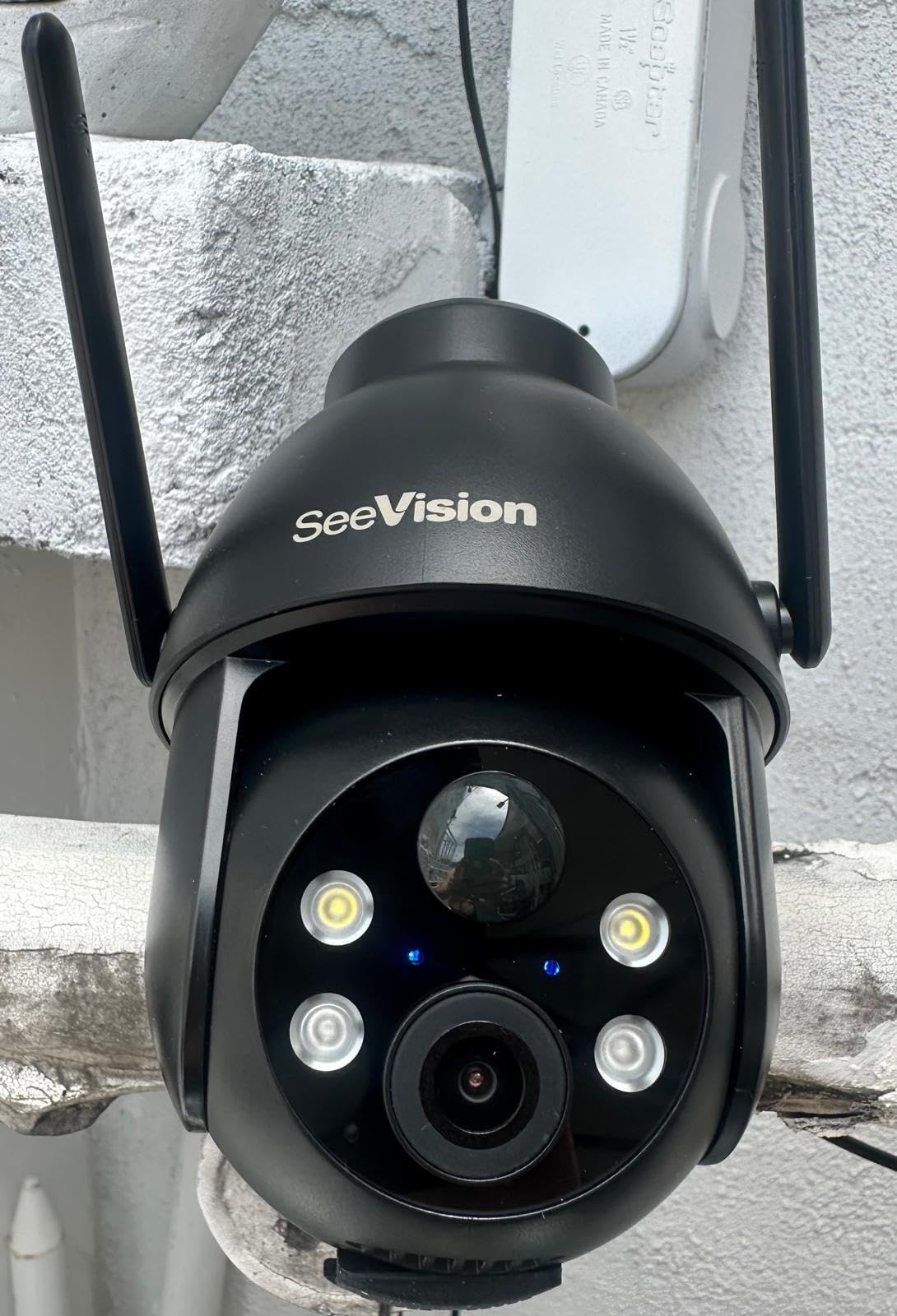 SeeVision 4G LTE Cellular Security Camera, No WiFi with Built in SIM Card, Solar Security Cameras Wireless Outdoor Featuring 3MP 2K HD, PIR Motion Detection, Color Night Vision, 2-Way Talk customer photo 1