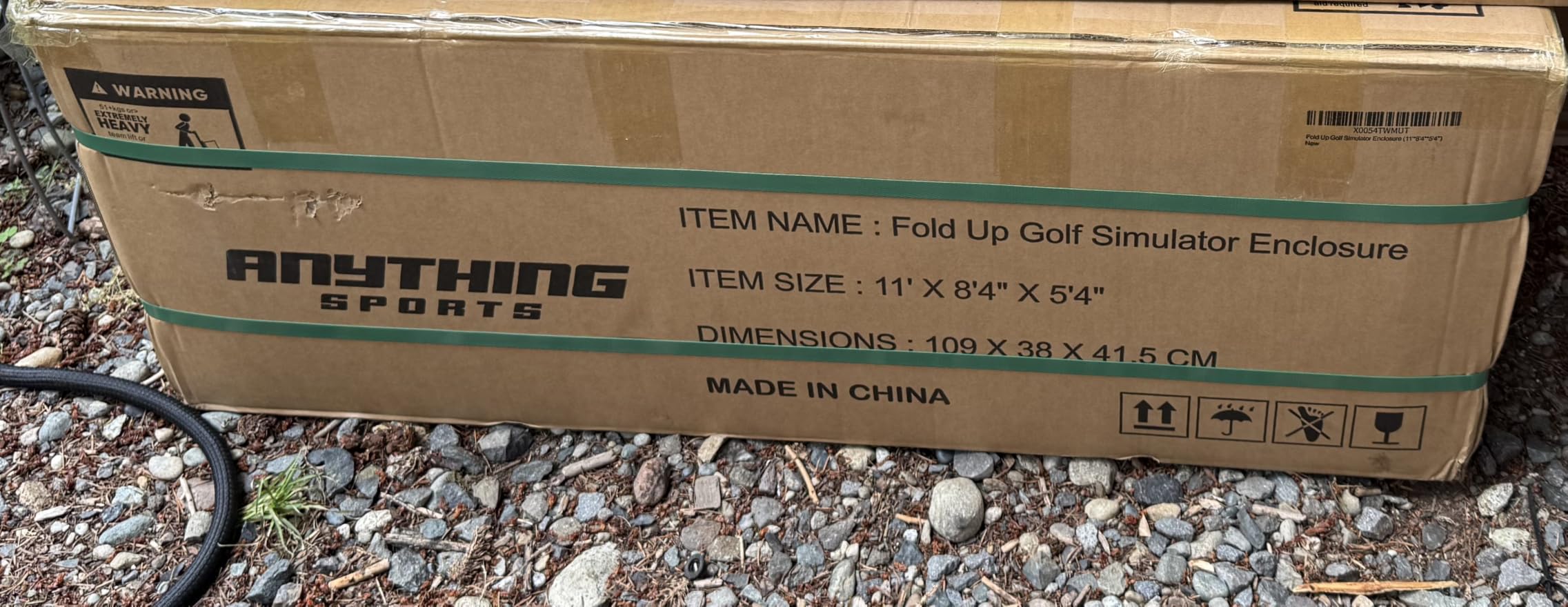 Fold Up Golf Simulator Enclosure (8'4 x 8'4 x 5') customer photo 1
