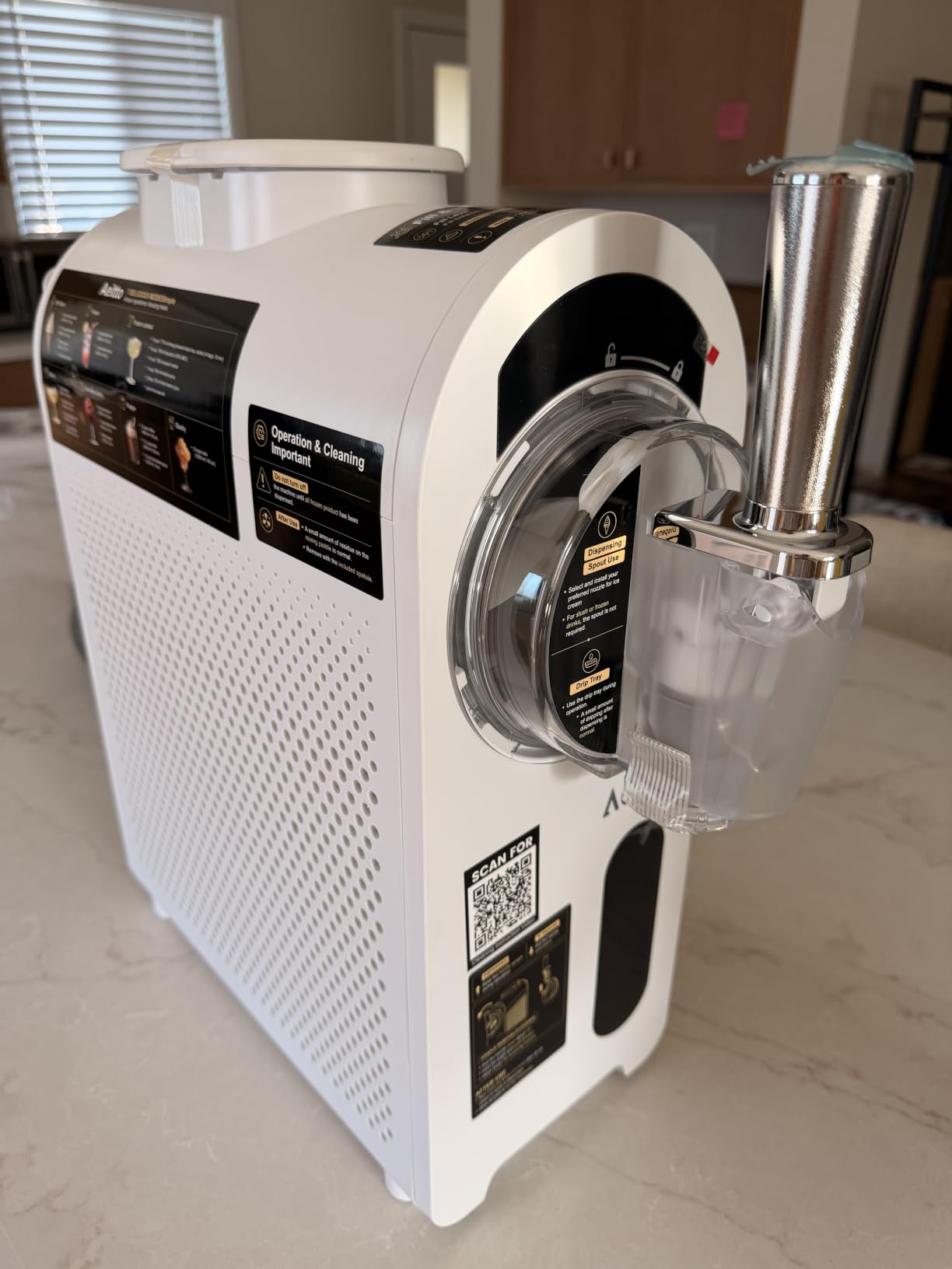 Ice Cream Maker & Slushie Machine Soft Serve Ice Cream Machine 7 Presets customer photo 1
