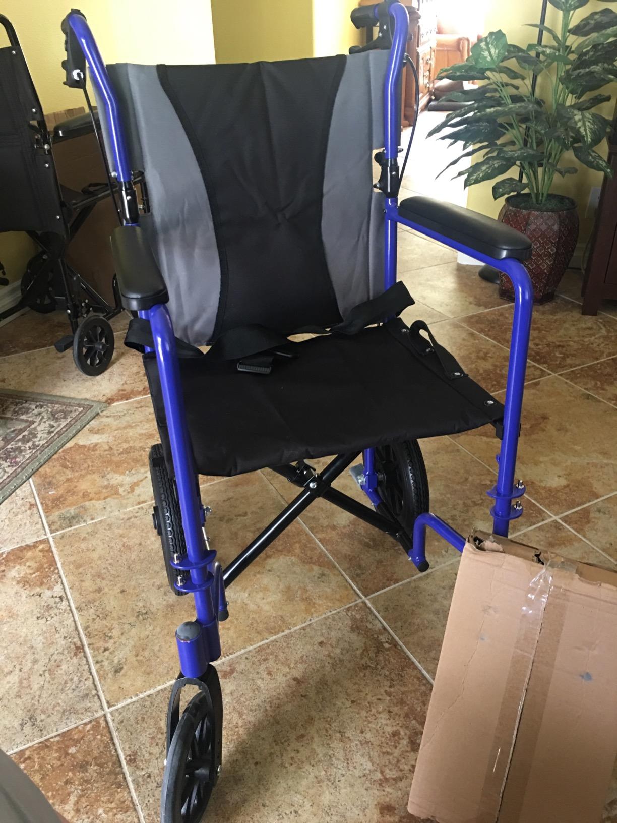 Vive Ultra Lightweight Electric Wheelchair for Adults - Foldable Power customer photo 1