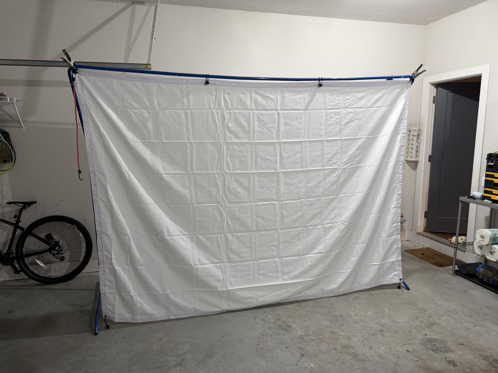 Golf Simulator Enclosure Kit with HD Impact Screen and Steel Frame customer photo 1
