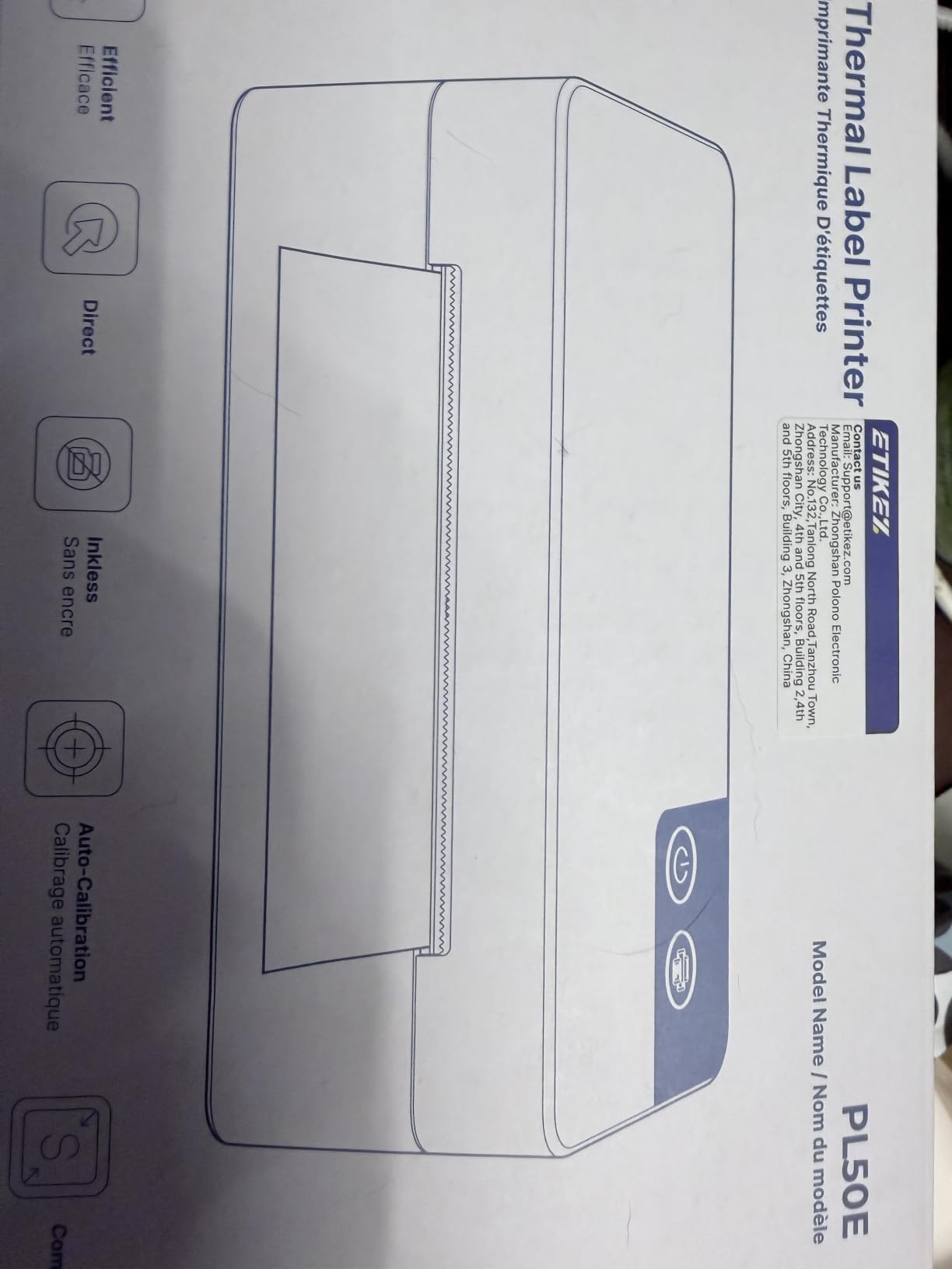 Bluetooth Thermal Shipping Label Printer, 4x6 Thermal Label Printer customer photo 2