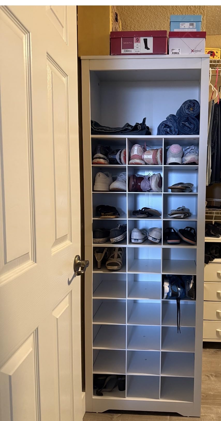 VASAGLE Tall Shoe Storage Cabinet, 10‑Tier, Holds Up to 50 Pairs of Shoes customer photo 2