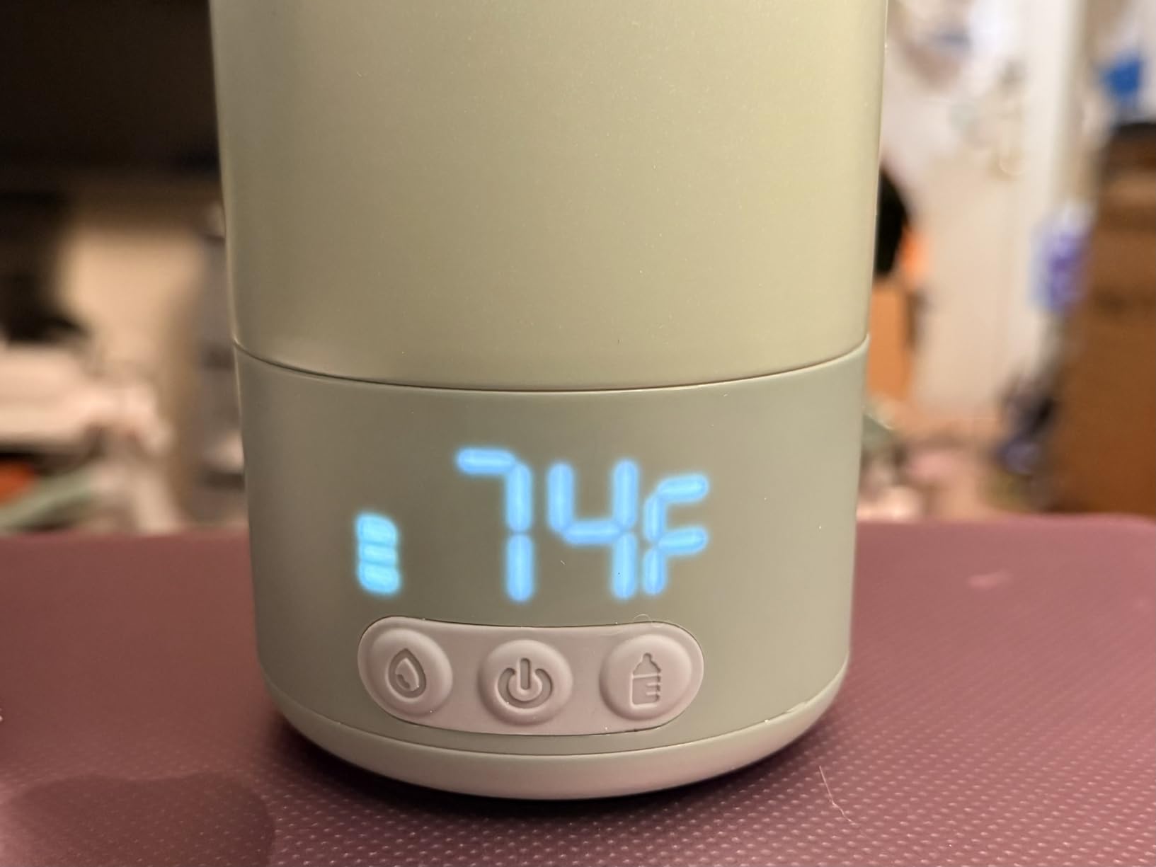 Portable Bottle Warmer for Travel, Baby Milk Warmer with Fast Heating & Long Battery Life, 17 Ounces Large Capacity Bottle Warmer with Long-Lasting Keep Warm Function (Green) customer photo 1