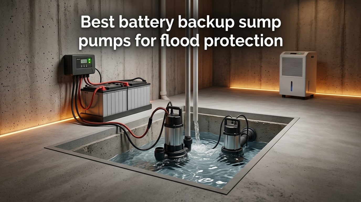 Best battery backup sump pumps for flood protection