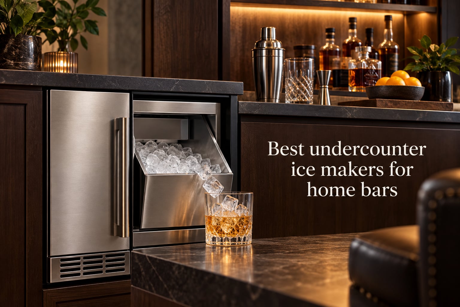 Best undercounter ice makers for home bars