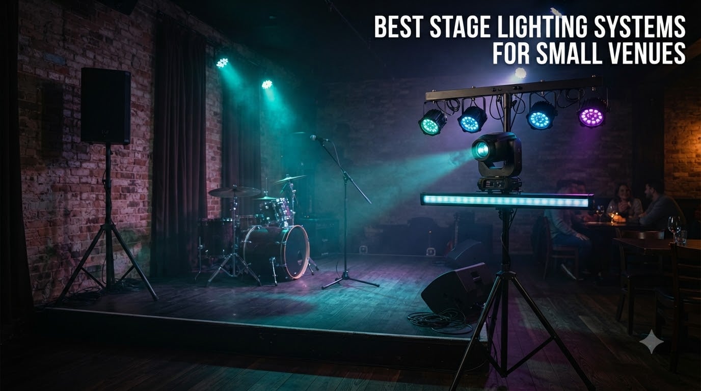 Best stage lighting systems for small venues