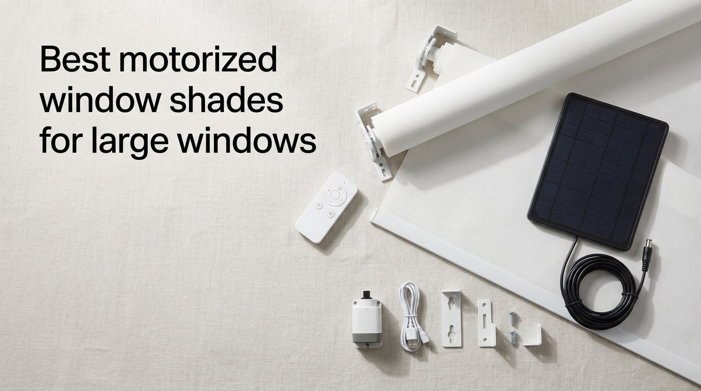 Best motorized window shades for large windows