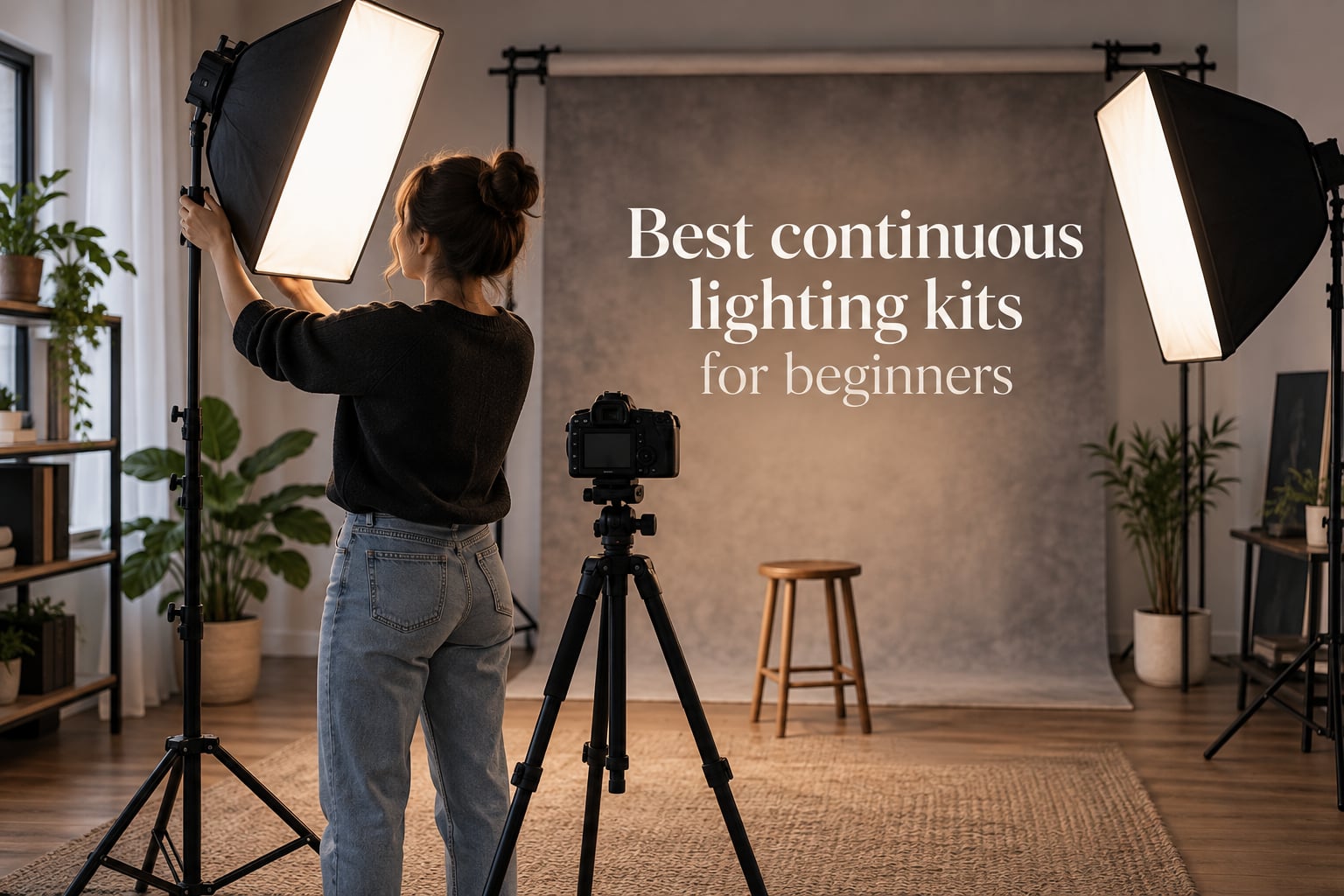 Best continuous lighting kits for beginners