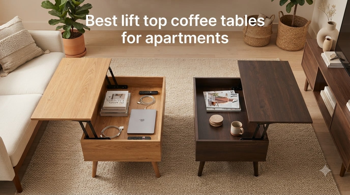 Best lift top coffee tables for apartments