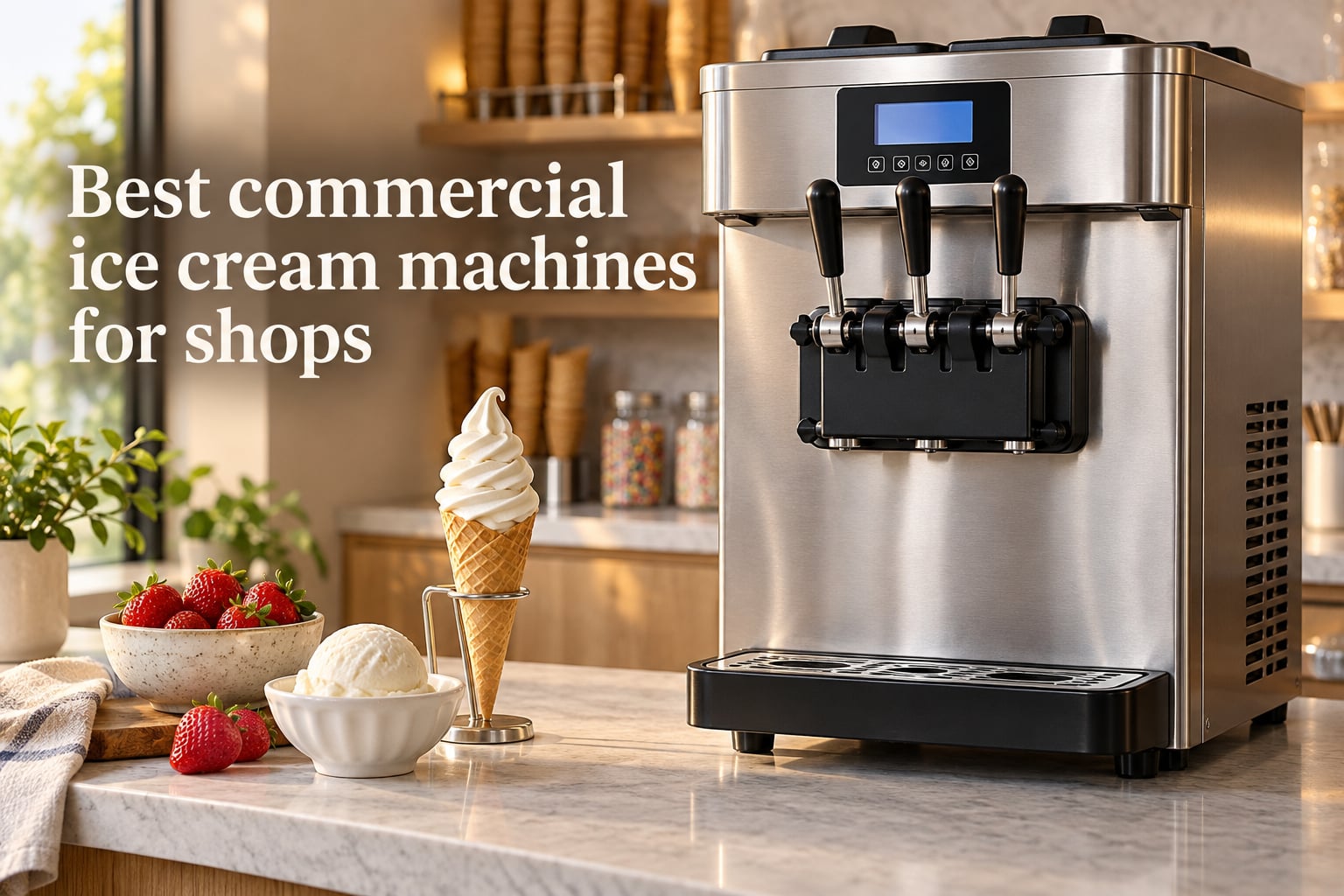 Best commercial ice cream machines for shops