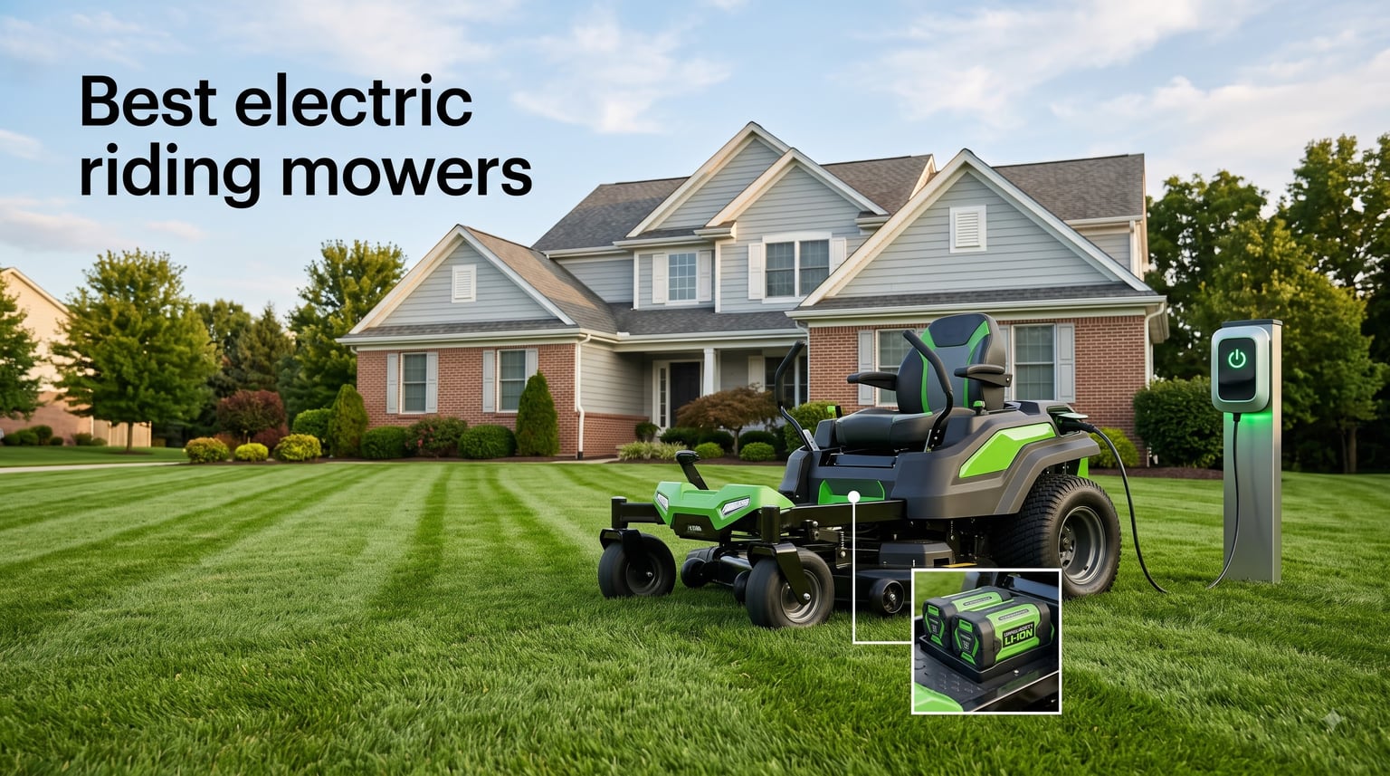 Best electric riding mowers