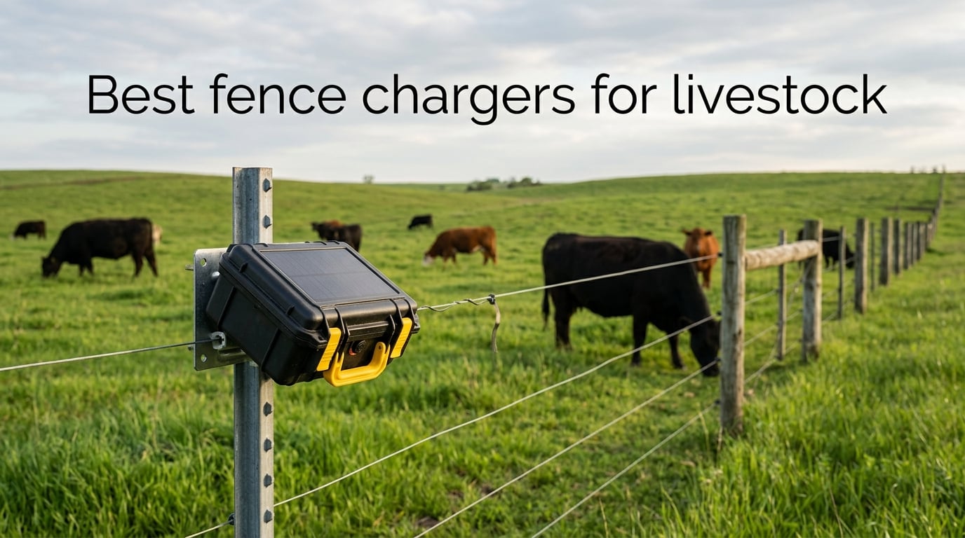 Best fence chargers for livestock
