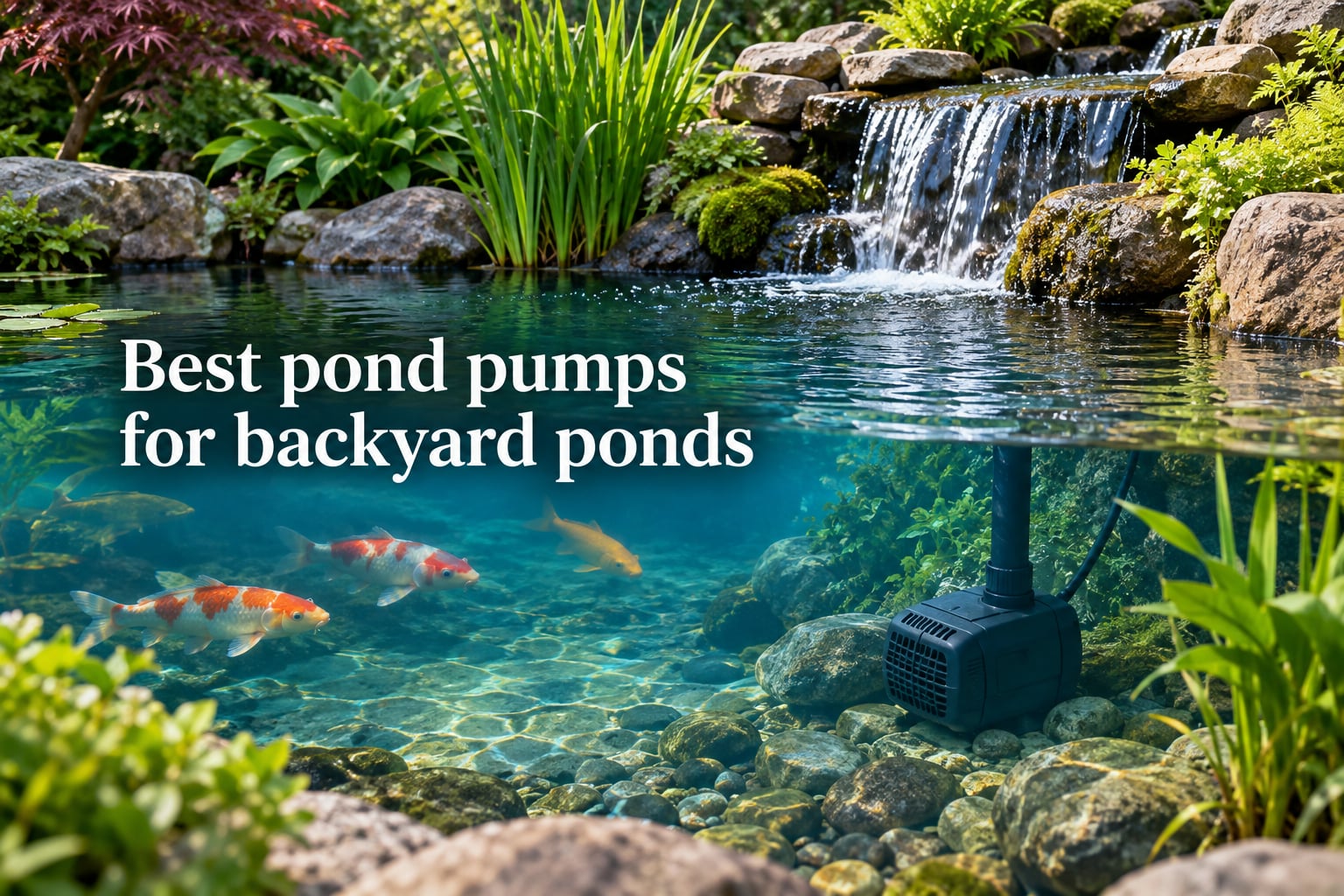 Best pond pumps for backyard ponds