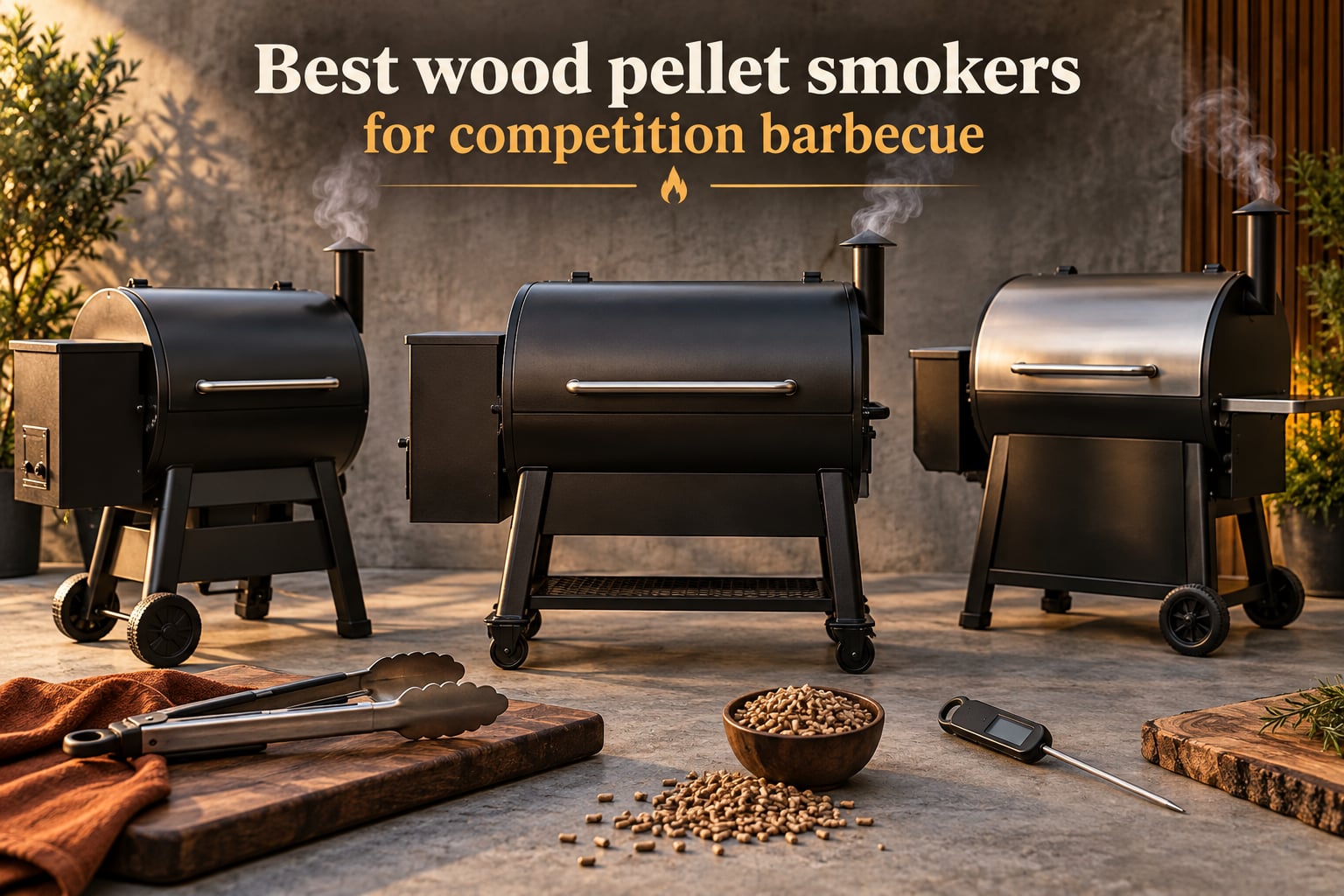 Best wood pellet smokers for competition barbecue