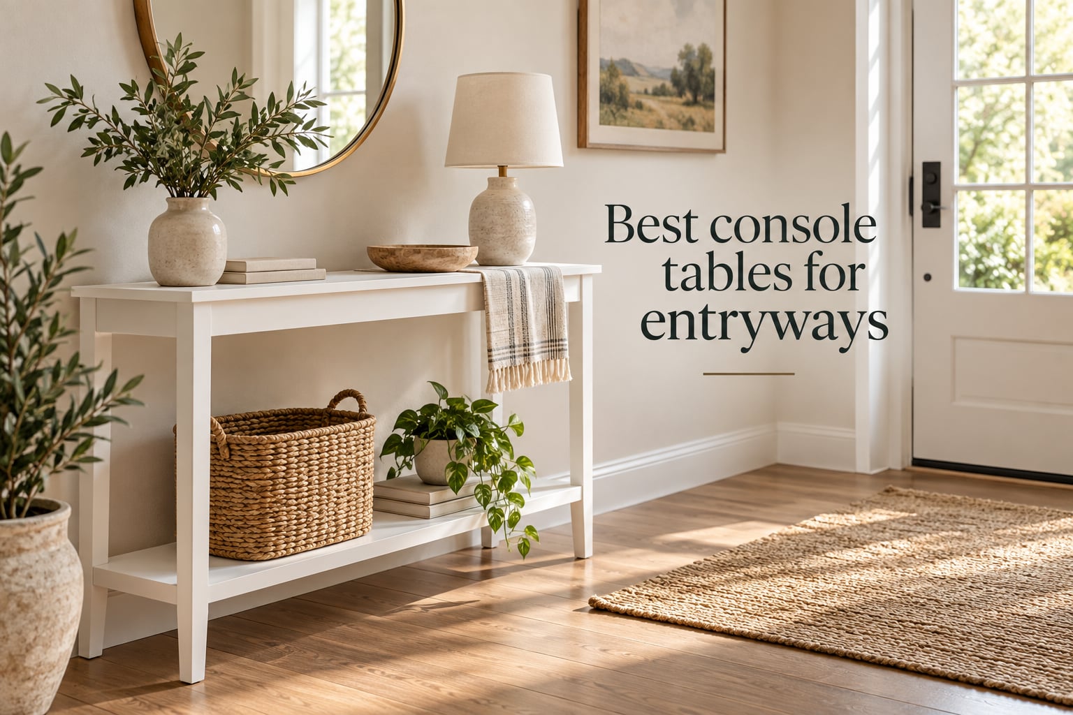 Best console tables for entryways