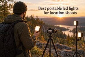 Best portable led lights for location shoots