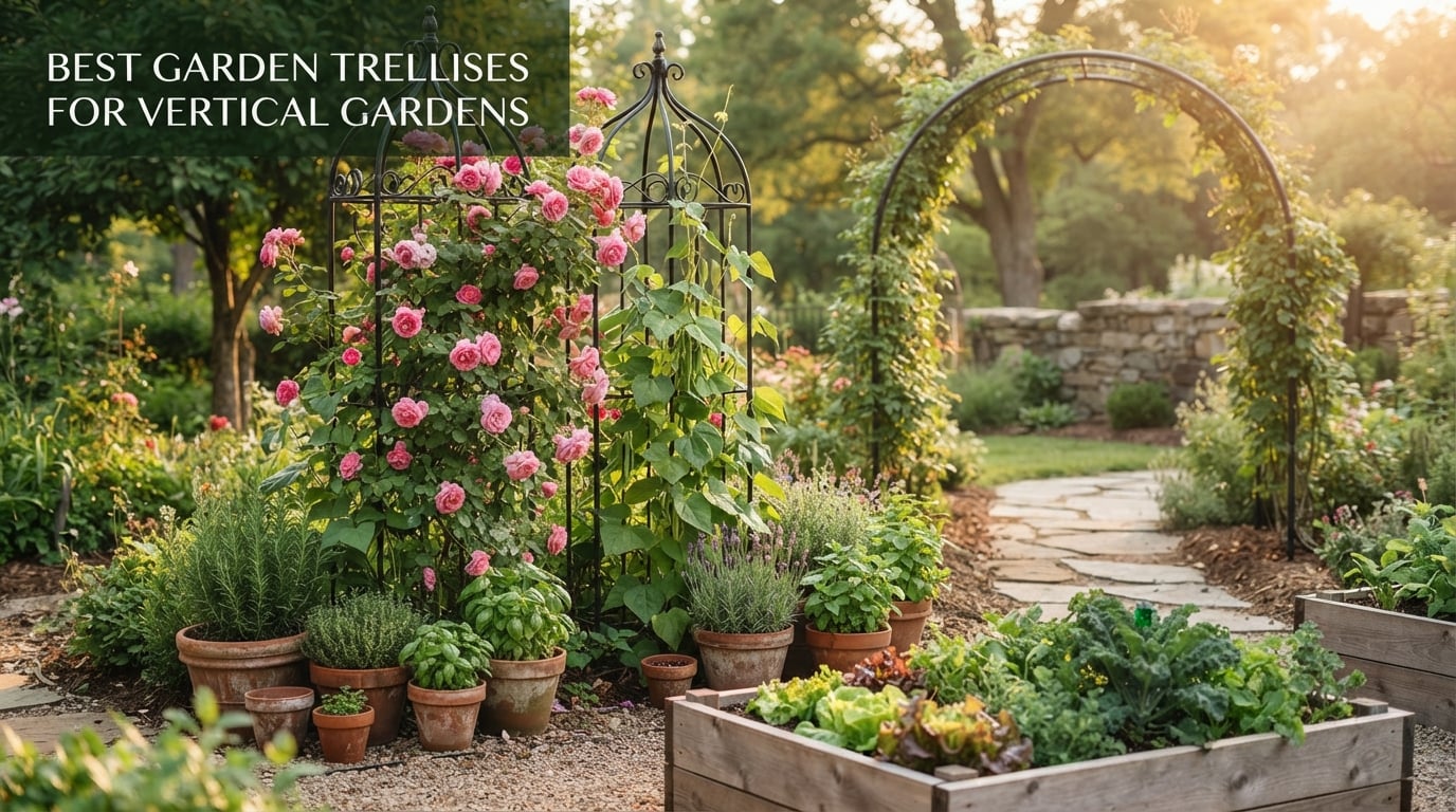 Best garden trellises for vertical gardens