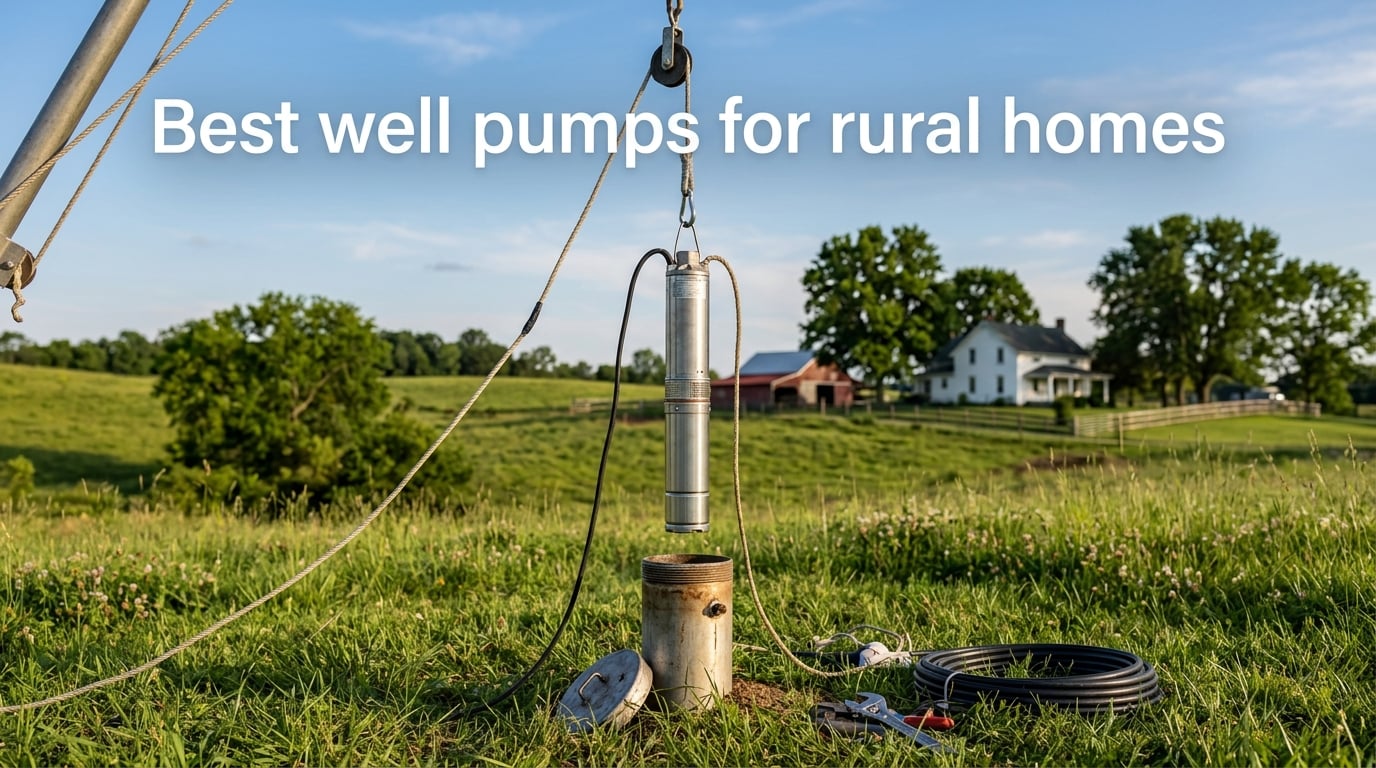 Best well pumps for rural homes