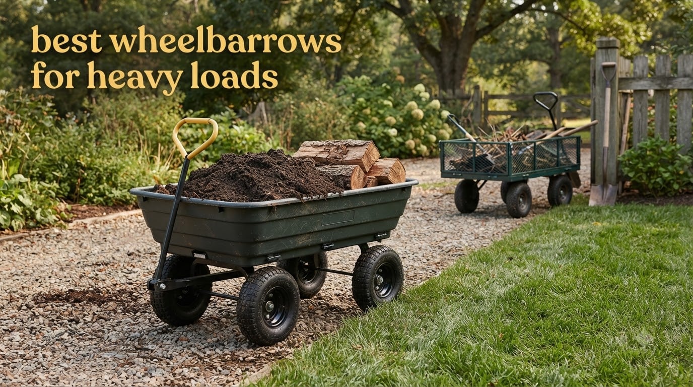 best wheelbarrows for heavy loads