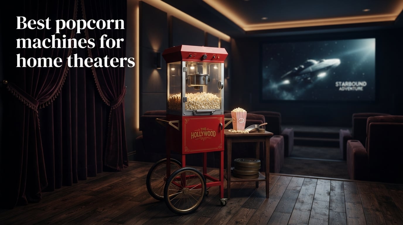 Best popcorn machines for home theaters