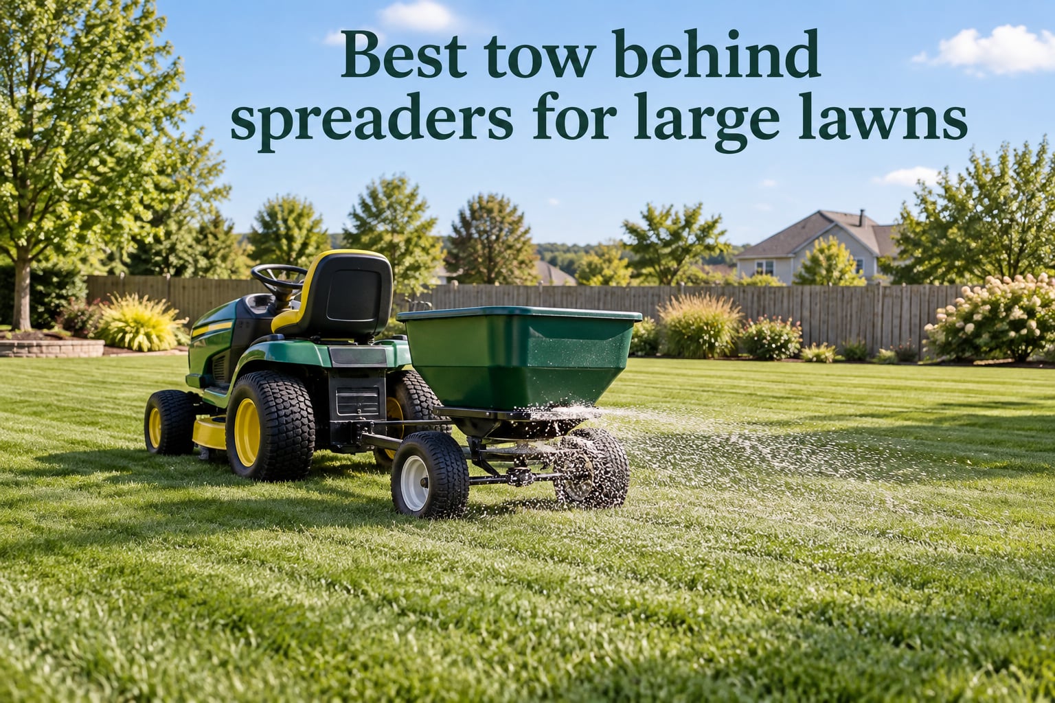 Best tow behind spreaders for large lawns