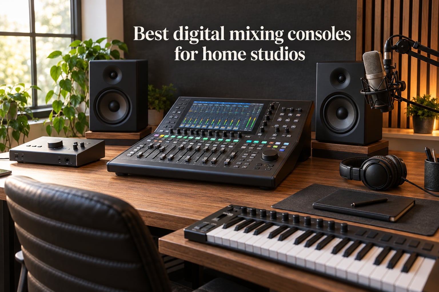 Best digital mixing consoles for home studios